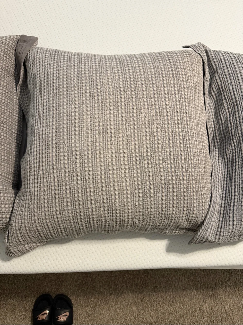 Pottery Barn Honeycomb Quilted Sham Set of 3